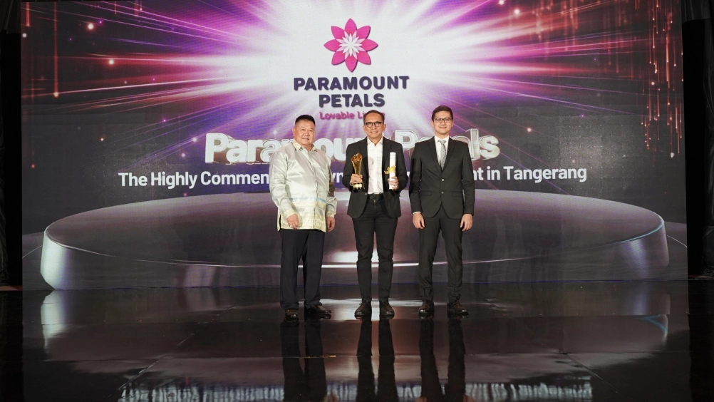 Paramount Petals as ‘The Highly
Commended Township Development
in Tangerang'