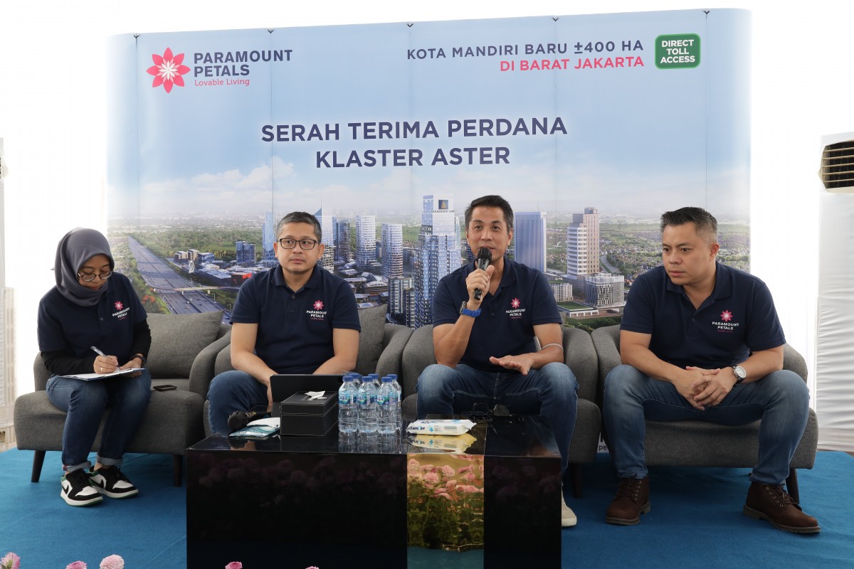 Paramount Petals menggelar handover untuk klaster perdananya