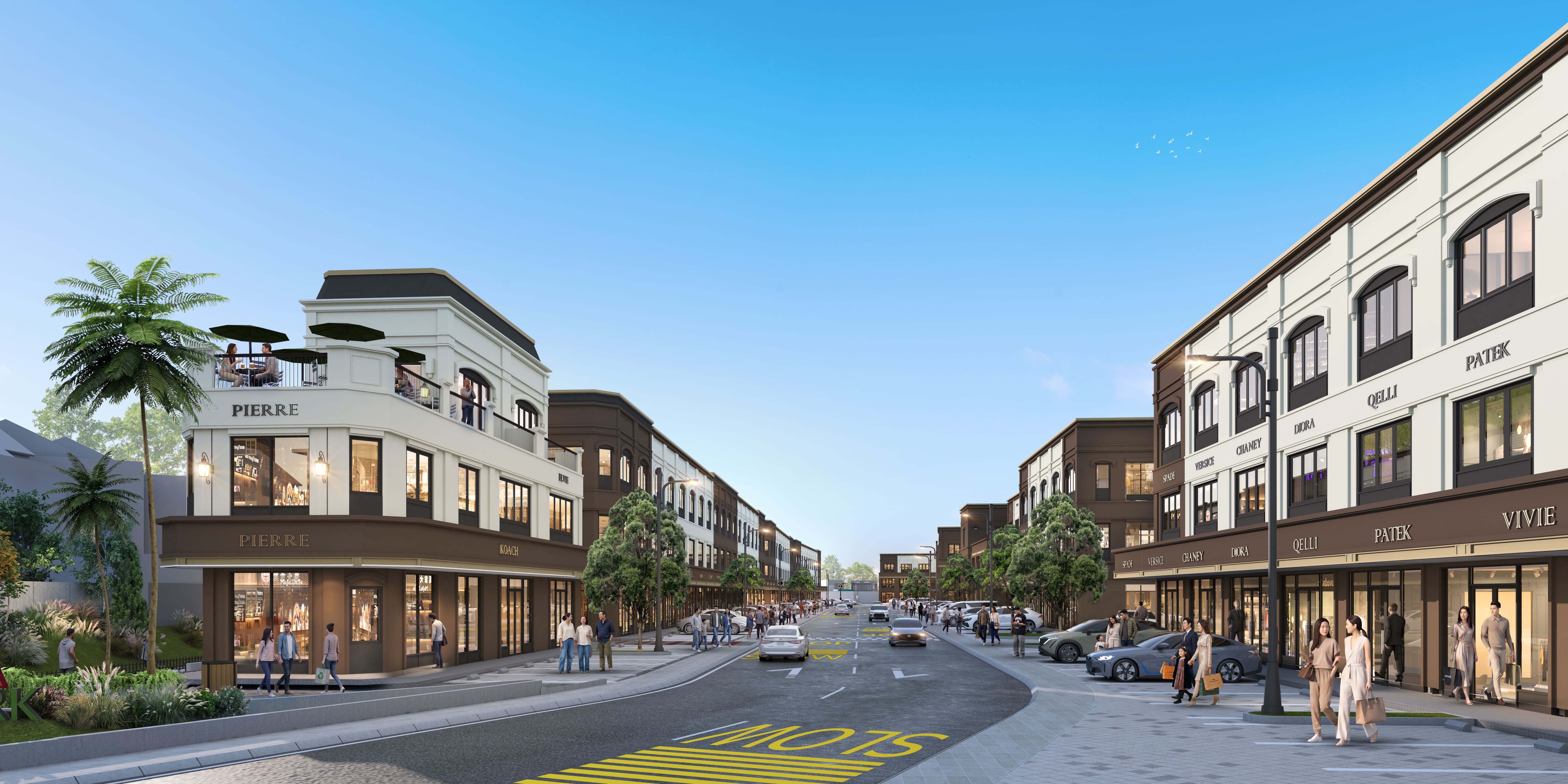 Alfresco Terrace Grand Boulevard Aniva untuk ruang usaha