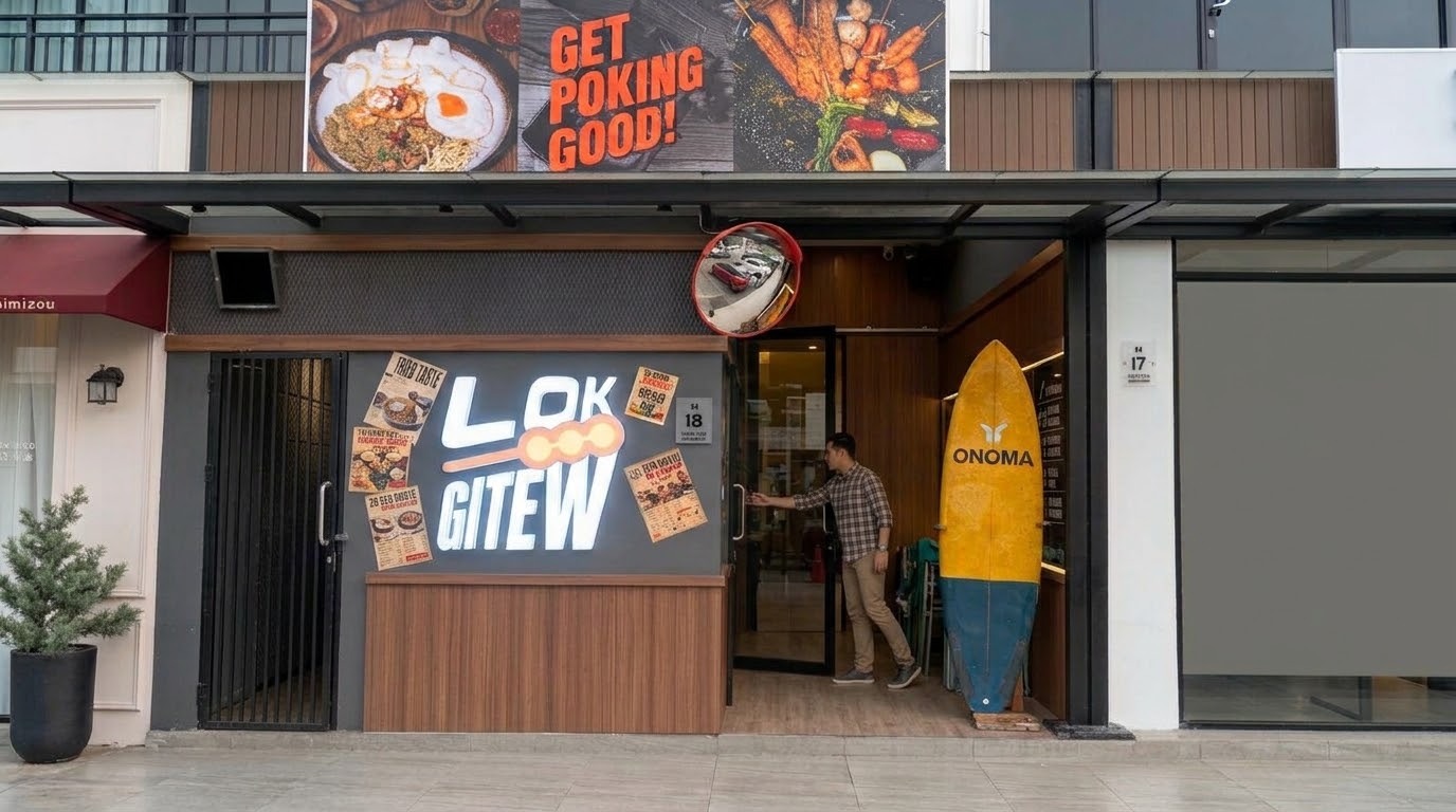 Lok Gitew di Hampton Promenade Gading Serpong