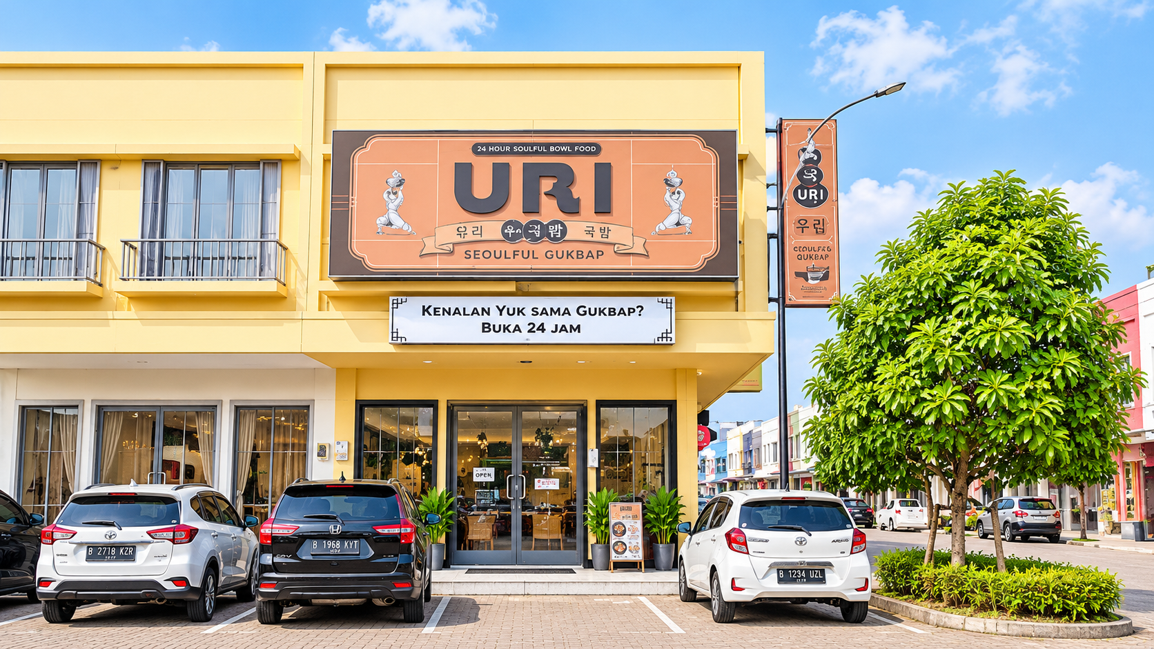 Uri Gukbap di Maggiore Grande Gading Serpong dengan hidangan sup khas Korea
