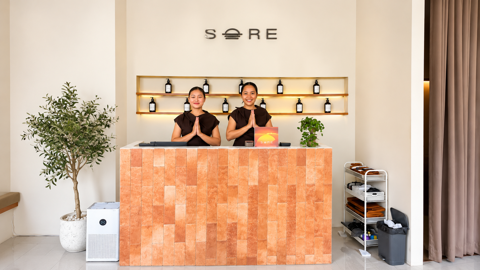 SORE Wellness Gading Serpong dengan layanan family massage dan fasilitas ruang treatment