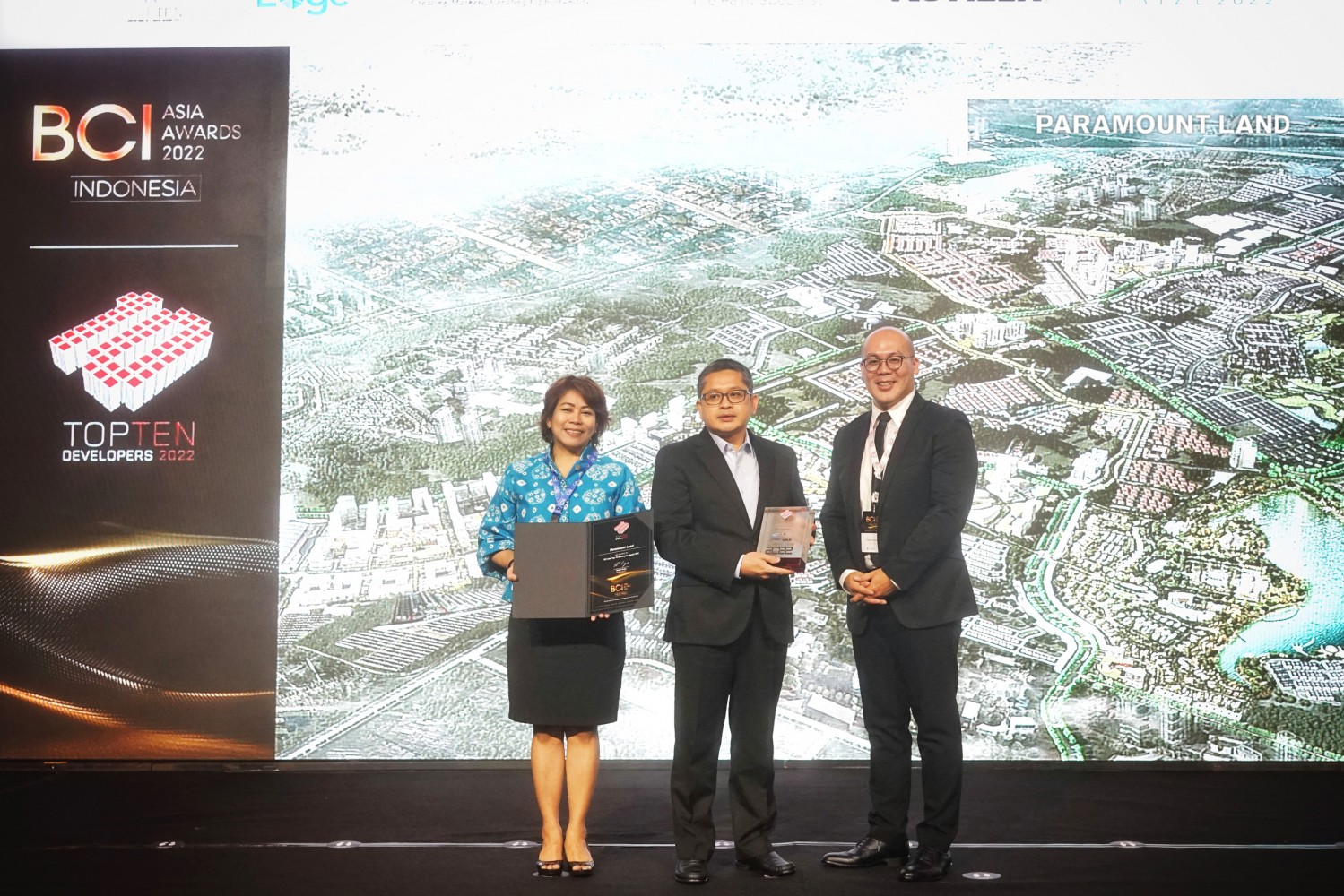 Paramount Land Raih BCI Asia Top 10 Developers Awards 2022 