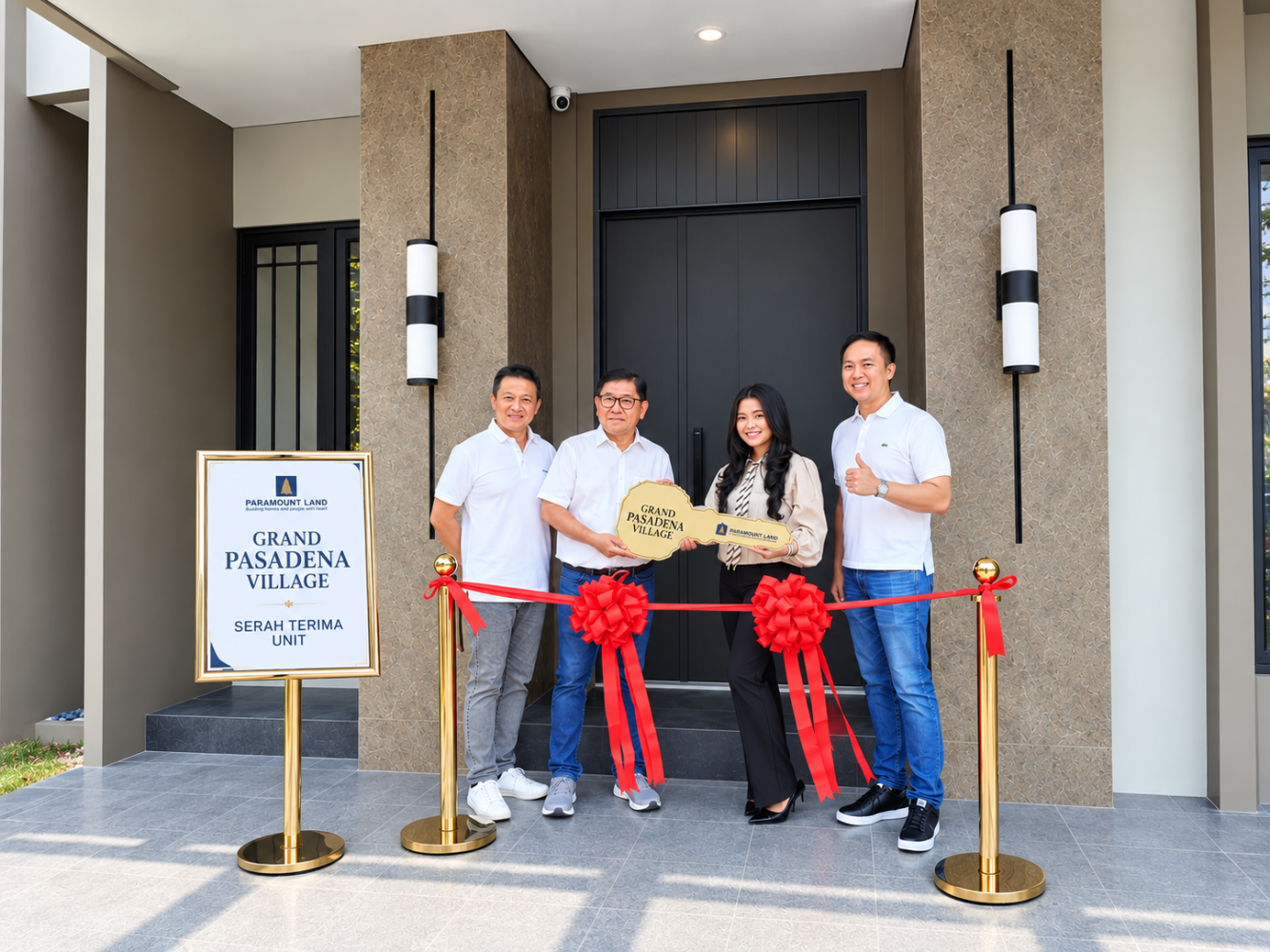 Paramount Gading Serpong Serah Terima Perdana Grand Pasadena Village, Buktikan Komitmen Tepat Waktu