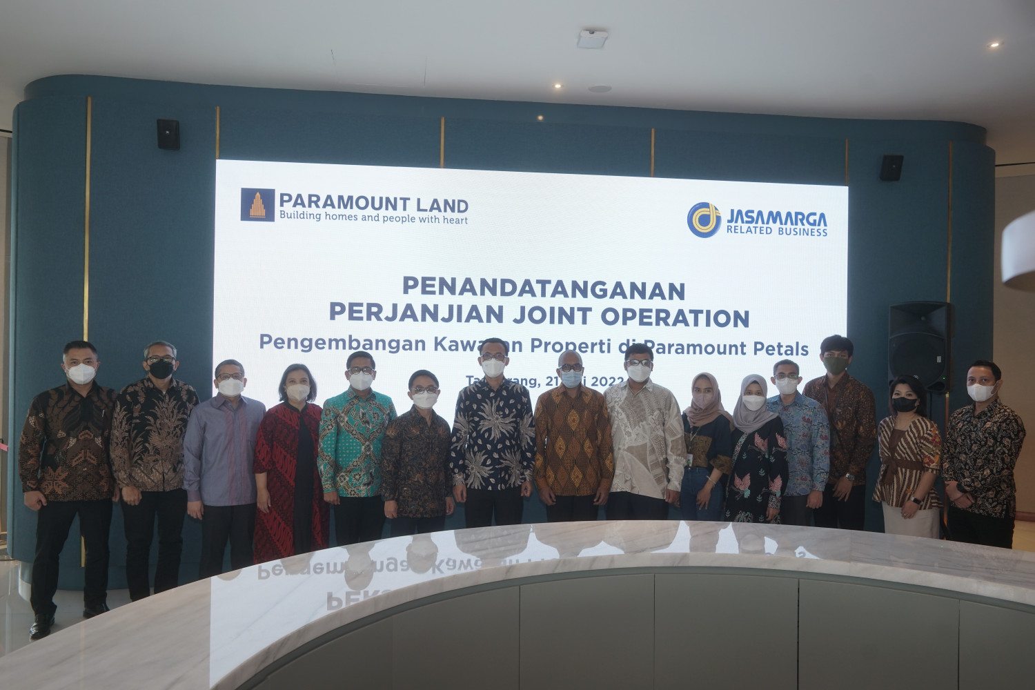 Paramount Land dan PT Jasamarga Related Business Jalin Joint Operation Kembangkan Kawasan Properti di Paramount Petals