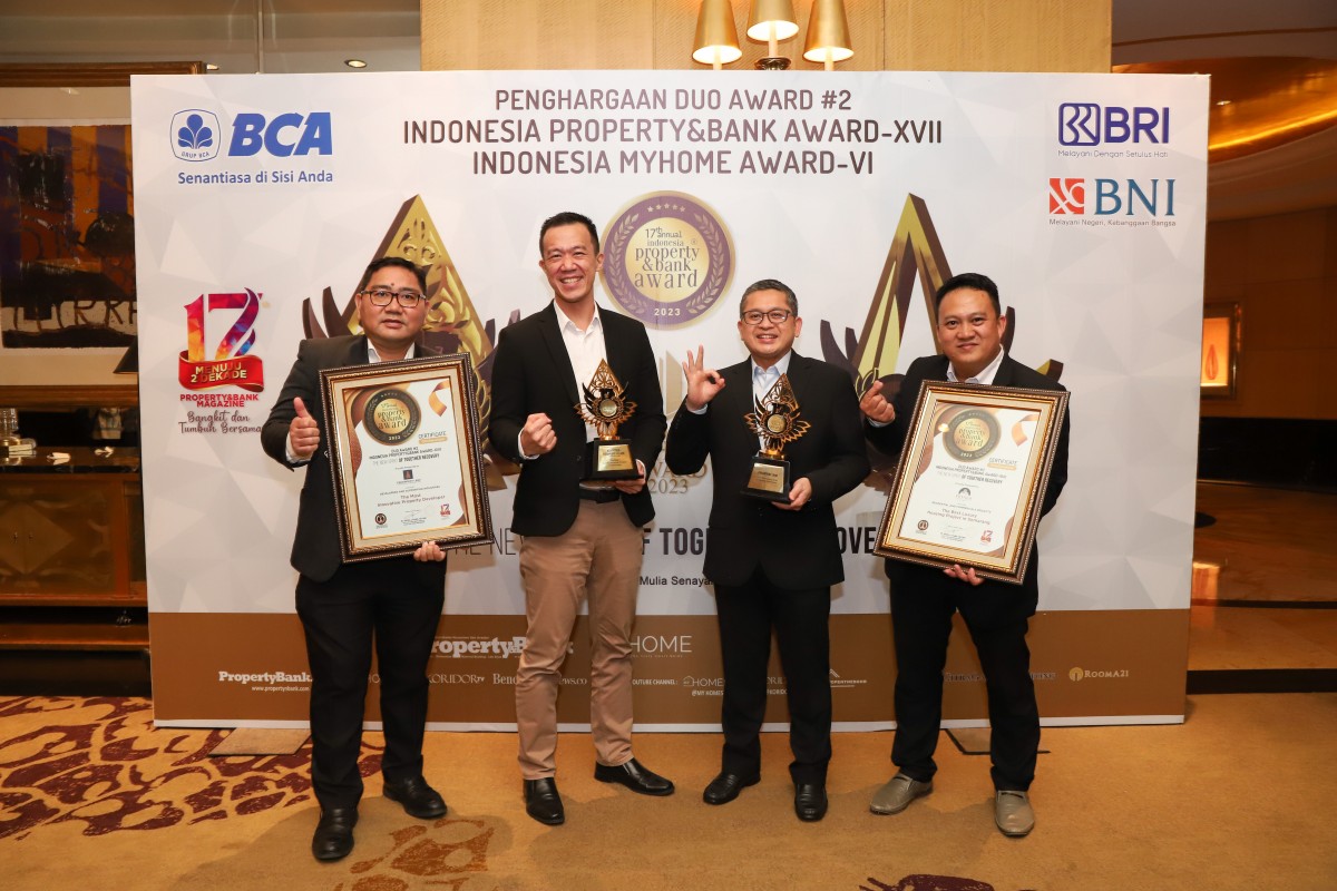 Paramount Land Raih Dua Penghargaan pada Indonesia Property & Bank Award (IPBA) 2023