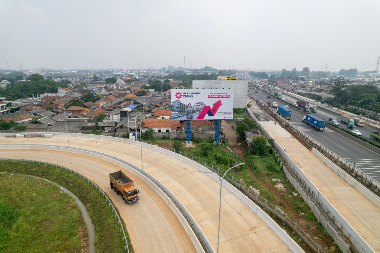 Paramount Petals Siap Miliki Akses Tol Sendiri Pembangunan Akses Tol Jakarta-Tangerang KM 25 Sesuai Target