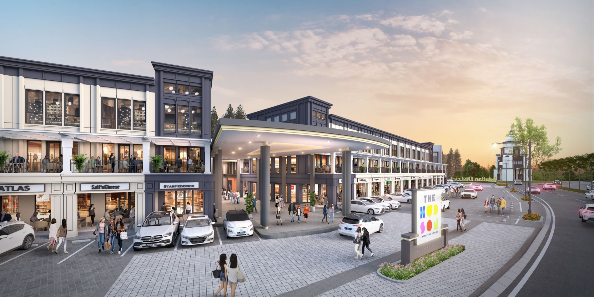 Paramount Land Hadirkan ‘The Hudson’ @ Manhattan District, Area Komersial Berkonsep Shopping Arcade di Gading Serpong