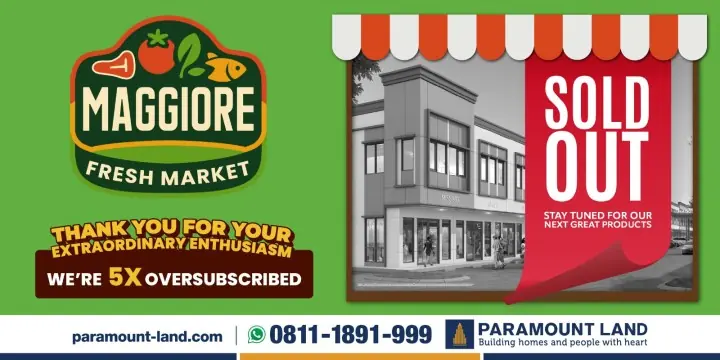 Minat Sangat Tinggi ‘Maggiore Fresh Market’ Sukses Terjual Habis