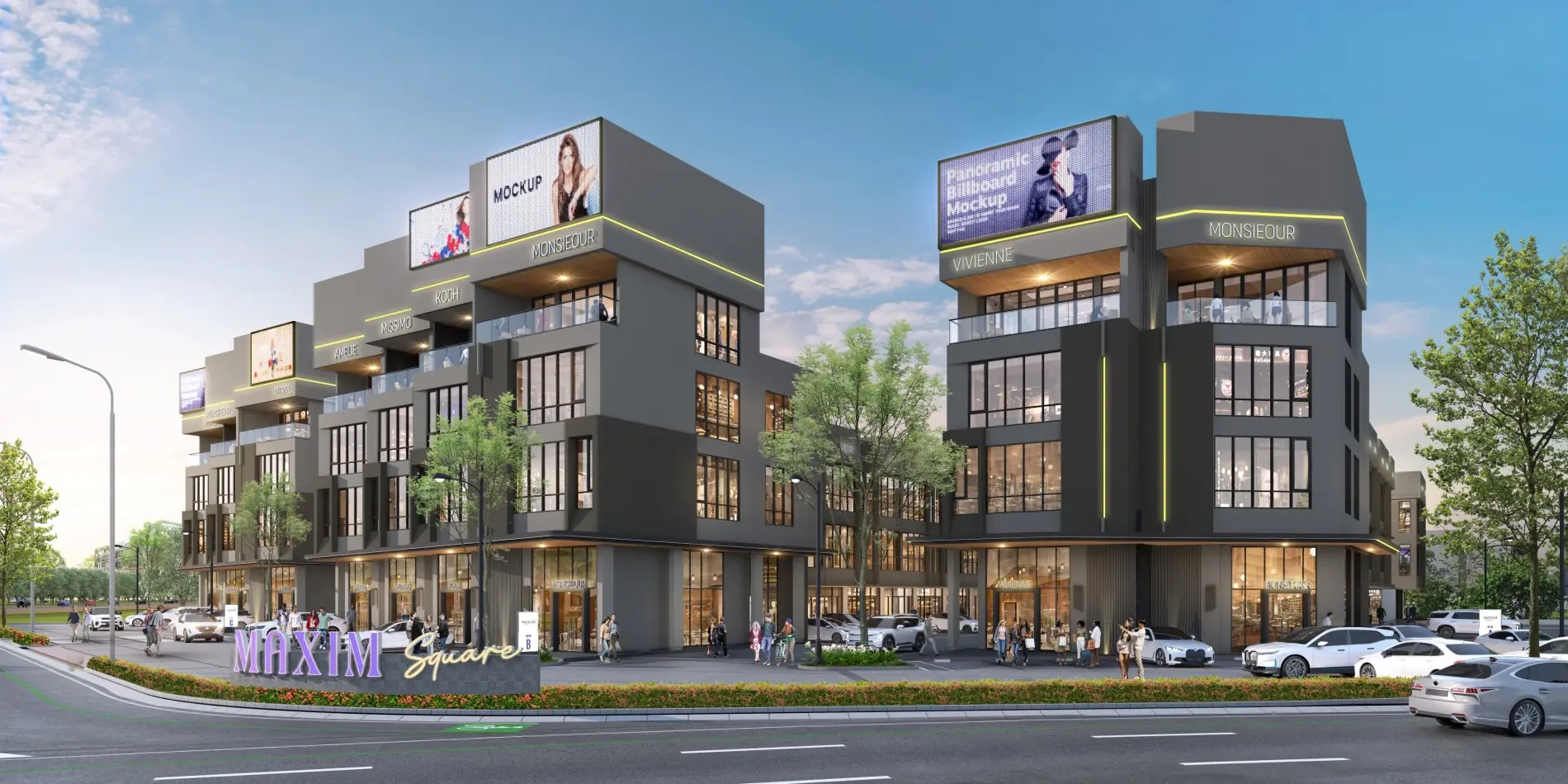 ‘Maxim Square’ @ Victoria Central District, Komersial Baru dengan  Fitur Videotron Pertama di Gading Serpong