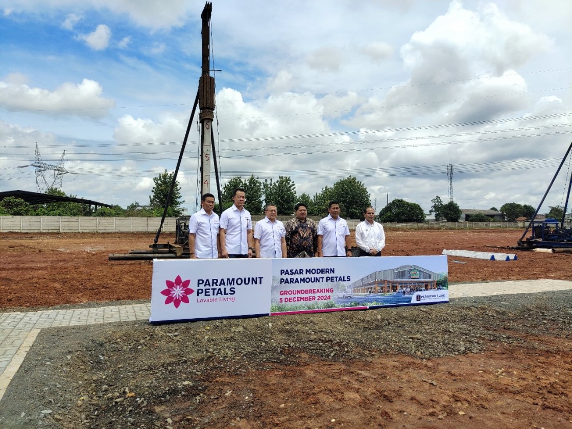 Paramount Petals Menggelar Groundbreaking ‘Pasar Modern’ dan Opening Ceremony ‘Community Club’