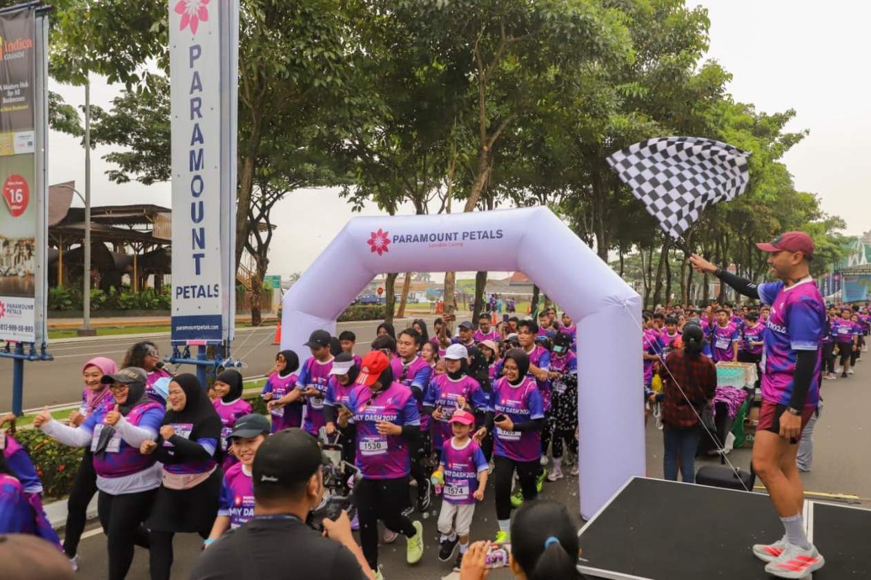 Paramount Petals Family Dash 2026: Meriahkan Akhir Pekan dengan Family Fun Run 3K